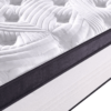Image de Matelas Riveira double Hybride composé de ressort ensachés Jean Louis Scherrer sur un lit double