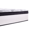Image de Matelas Riveira double Hybride composé de ressort ensachés Jean Louis Scherrer sur un lit double