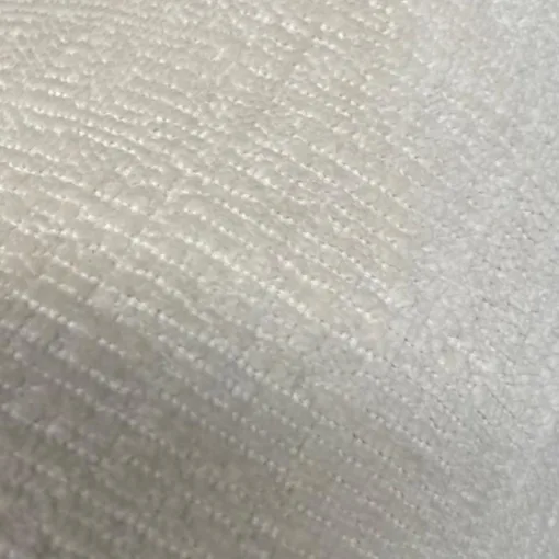 Image de tissu de canapé d'angle Cali tissu velours beige sur fond blanc