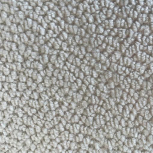 Image de tissu de canapé d'angle Kamelia tissu velours beige sur fond blanc