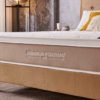 Image de Matelas Chenonceau double Hybride composé de ressort ensachés Henrich Westphal sur un lit double