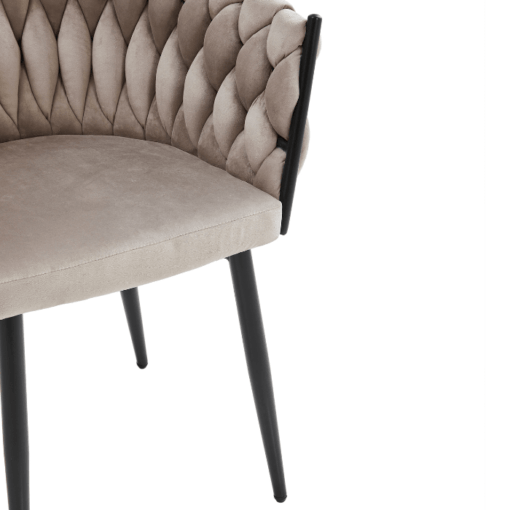 CHAISE TRECY COULEUR TAUPE