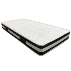 Image de Matelas DIAMANT 1 place de 20 cm de hauteur, blanc et composé de ouate, vizeline et felsoft pour un confort optimal