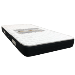 Image de Matelas ECO CONFORT 1 place de 18 cm de hauteur, blanc, de grande qualité et composé de felsoft pour un confort optimal