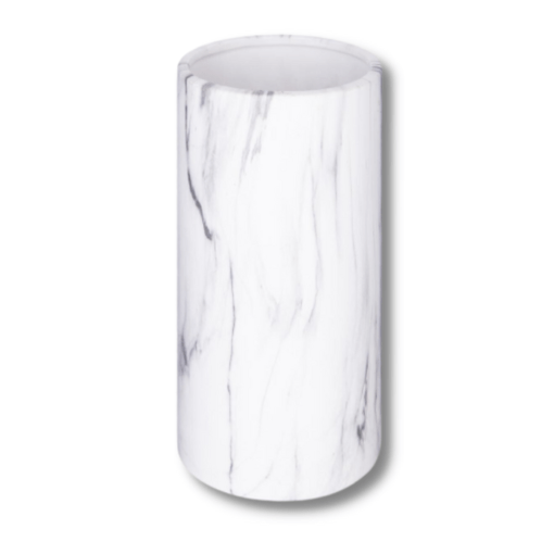 Image de Vase Cylindre effet marbre de hauteur 20 cm
