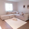 Canapé MONTE-CARLO tissus velours beige