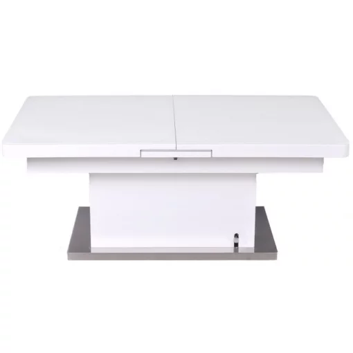 Table basse / à manger extensible et relevable white – Image 3