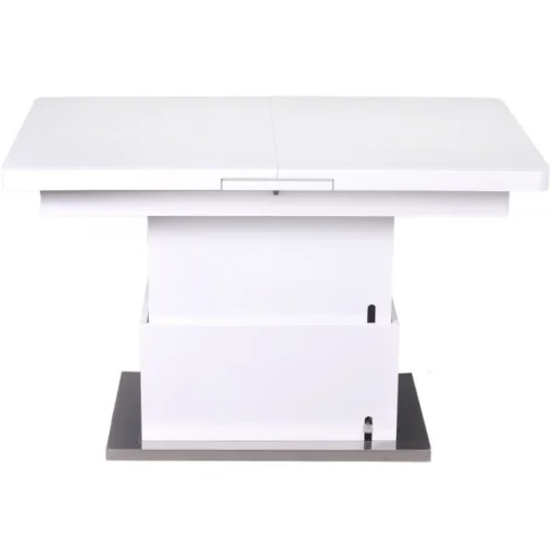 Table basse / à manger extensible et relevable white