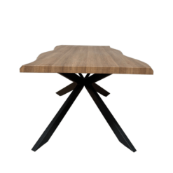 Table à manger effet bois de chêne BOKARO