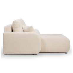 CANAPE BALOO BEIGE EN LAINE BOUCLEE
