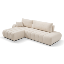 CANAPE BALOO BEIGE EN LAINE BOUCLEE