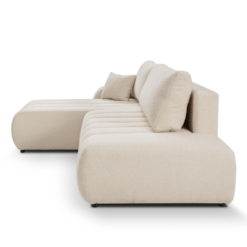 CANAPE BALOO BEIGE EN LAINE BOUCLEE