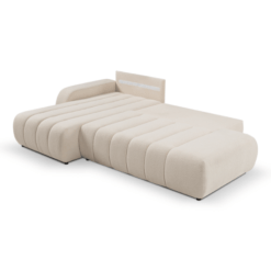 CANAPE BALOO BEIGE EN LAINE BOUCLEE