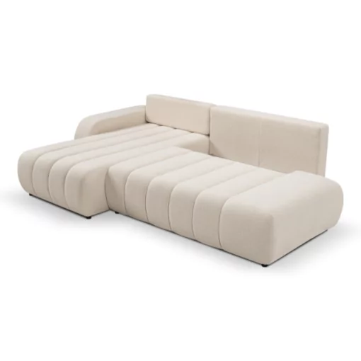 CANAPE BALOO BEIGE EN LAINE BOUCLEE