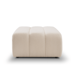 POUF BALOO EN LAINE BOUCLEE