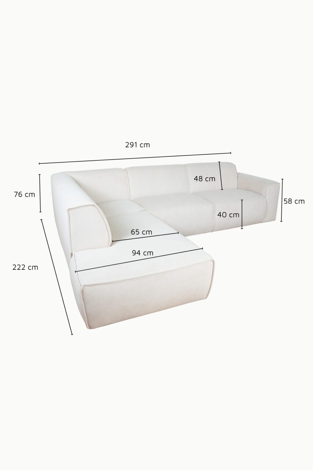 canape angle cali velours antitache 12