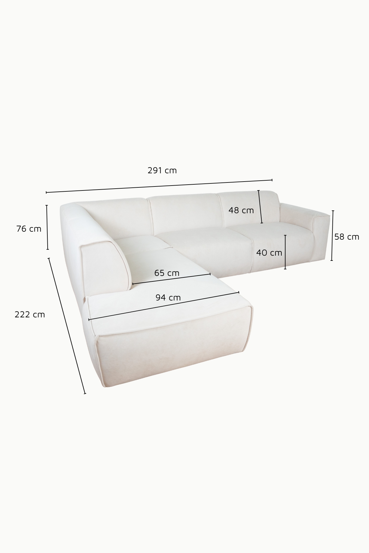 canape angle cali velours antitache 12