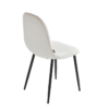 CHAISE SCANDINAVE BEIGE PIEDS NOIR