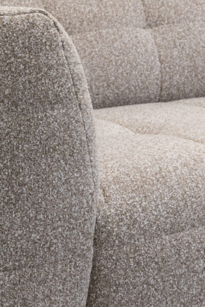 BRICE TISSUS TAUPE ANGLE DROIT