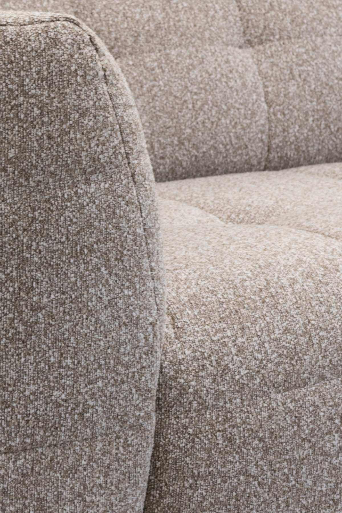 BRICE TISSUS TAUPE ANGLE DROIT