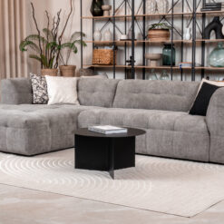 Canapé BRICE tissu chenille gris