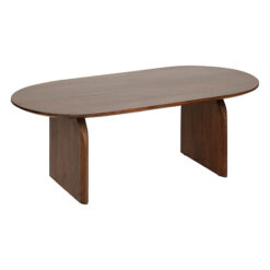 Table basse ISANA style contemporain, bois de manguier marron