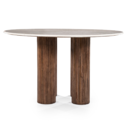 table en bois ronde