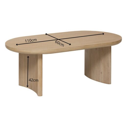 Table basse bois LOUISA – Image 5