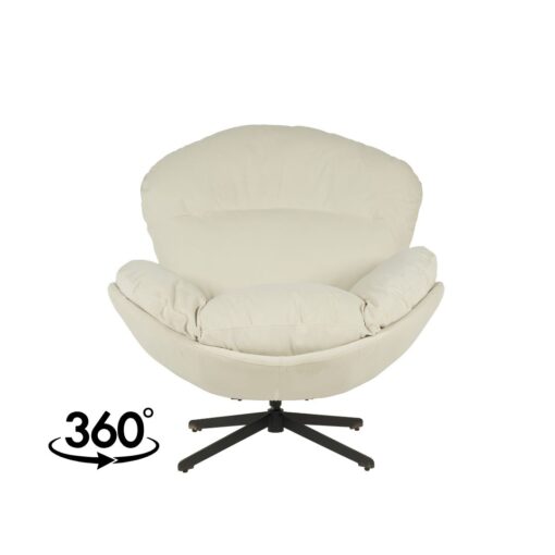 Fauteuil velours SWANNI – Image 4
