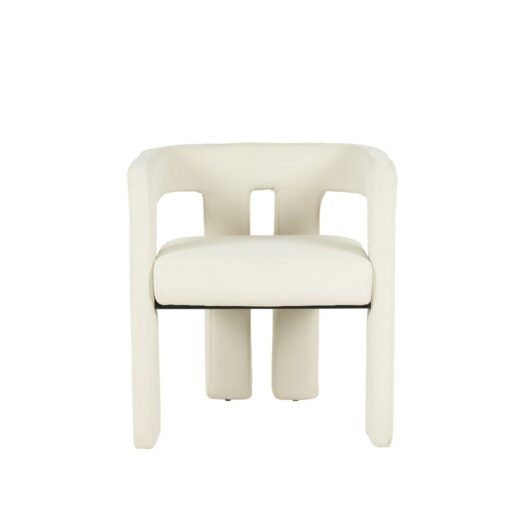 chaise veloours antitache deperlant SCARLET