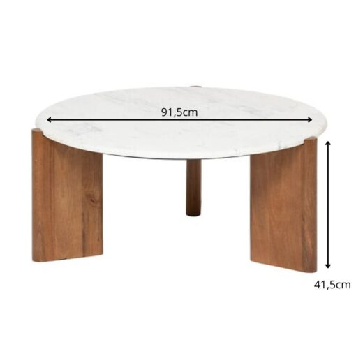 Table basse ronde MANDA – Image 5