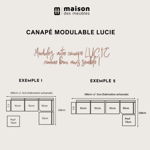 Canapé Modulable LUCIE – Image 8