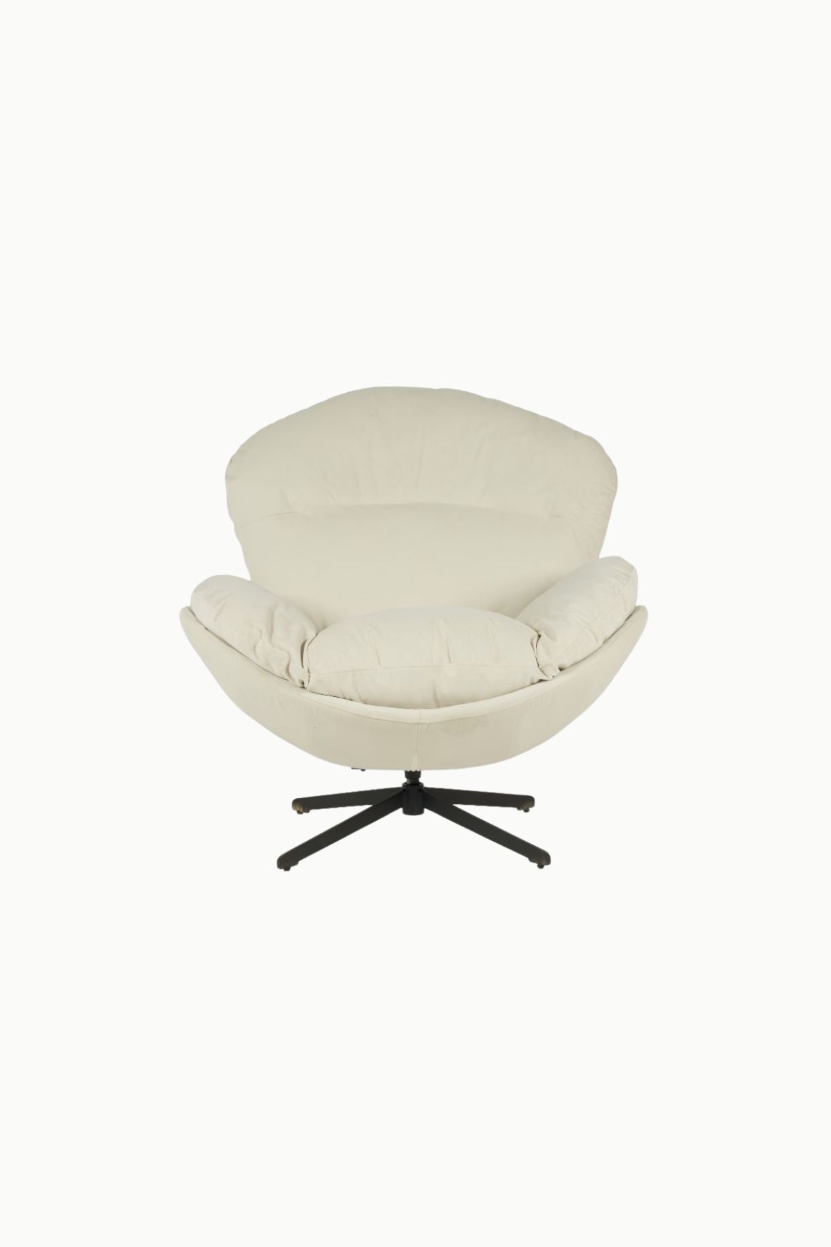 FAUTEUIL TISSU VELOURS DEHOUSSABLE ROTATIF 2
