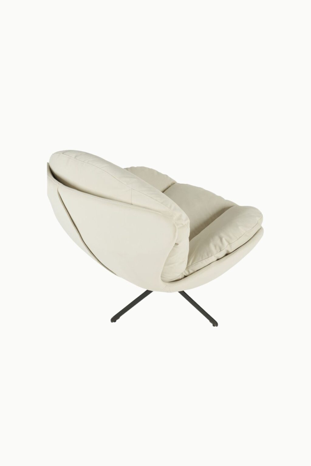 FAUTEUIL TISSU VELOURS DEHOUSSABLE ROTATIF 4