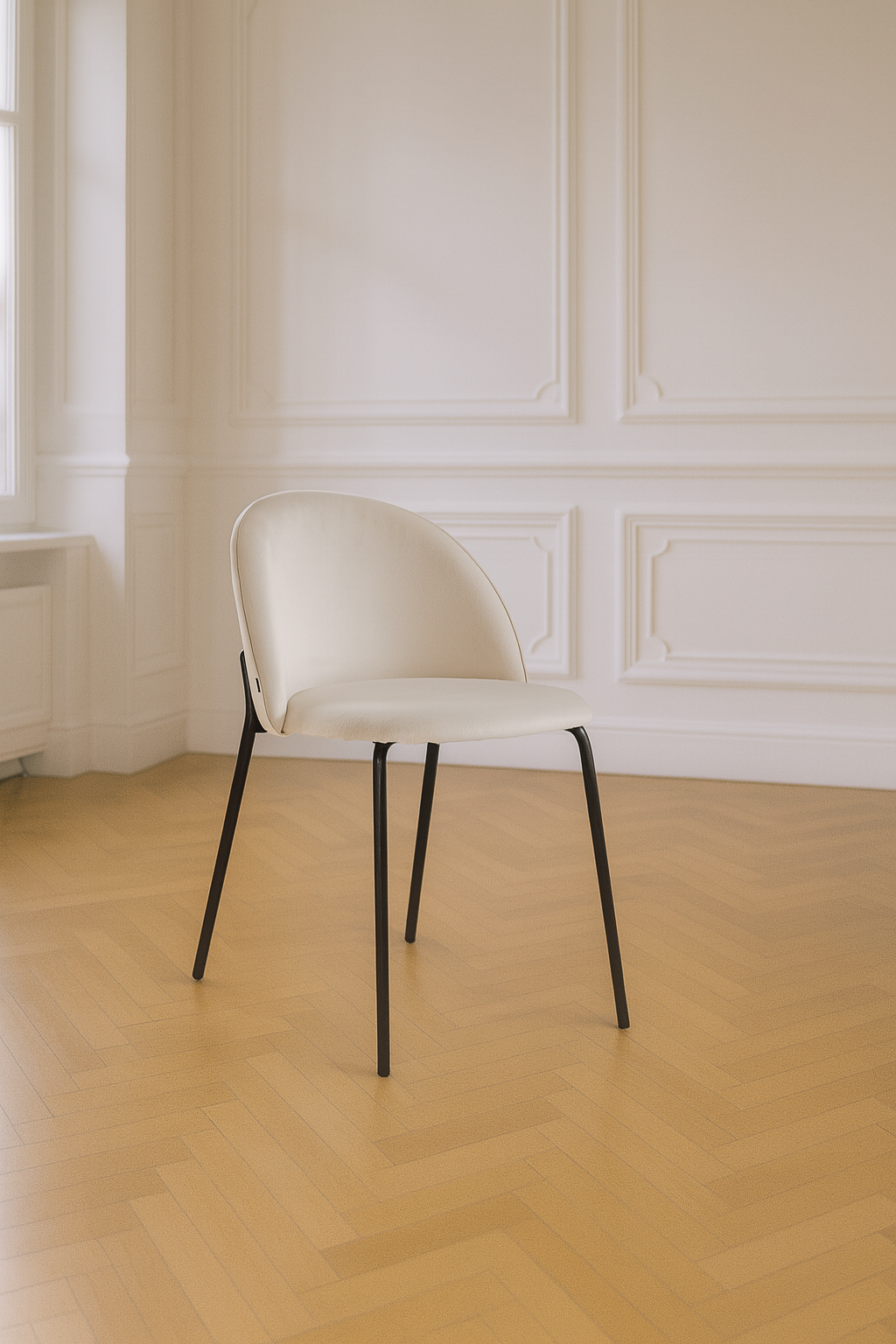 CHAISE GENOVA PIEDS NOIRS CHAISE GENOVA PIEDS NOIRS