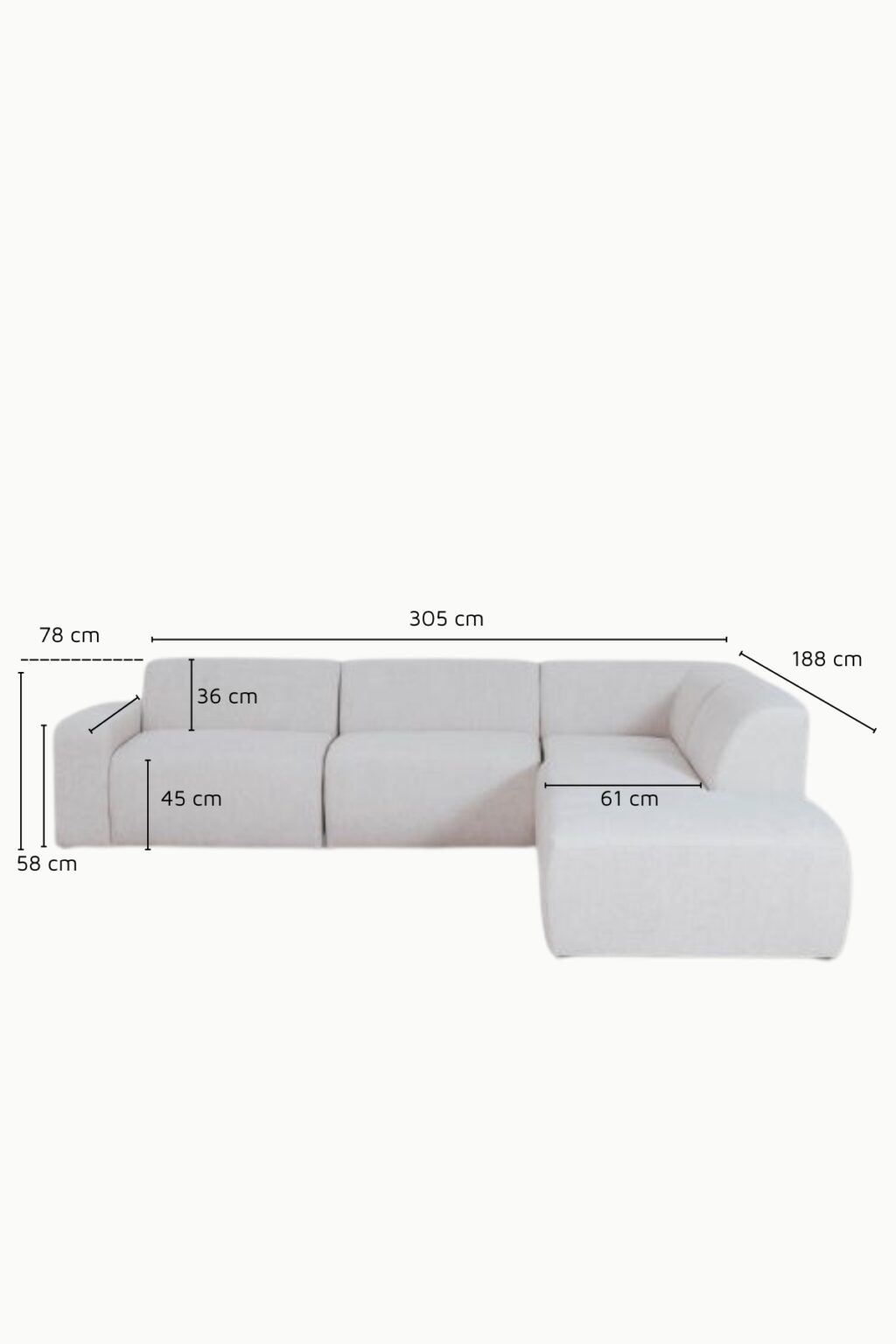 Canape modulable lucie xl 2