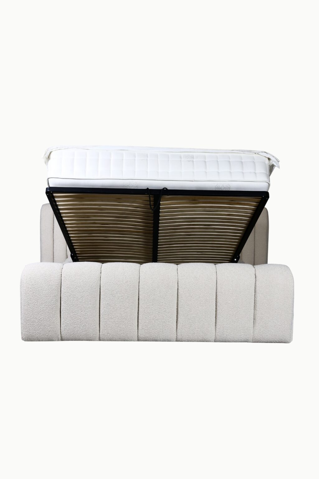 LIT COFFRE ARIA XL TISSU LAINE BOUCLEE 3 1 LIT COFFRE ARIA XL TISSU LAINE BOUCLEE 3 1