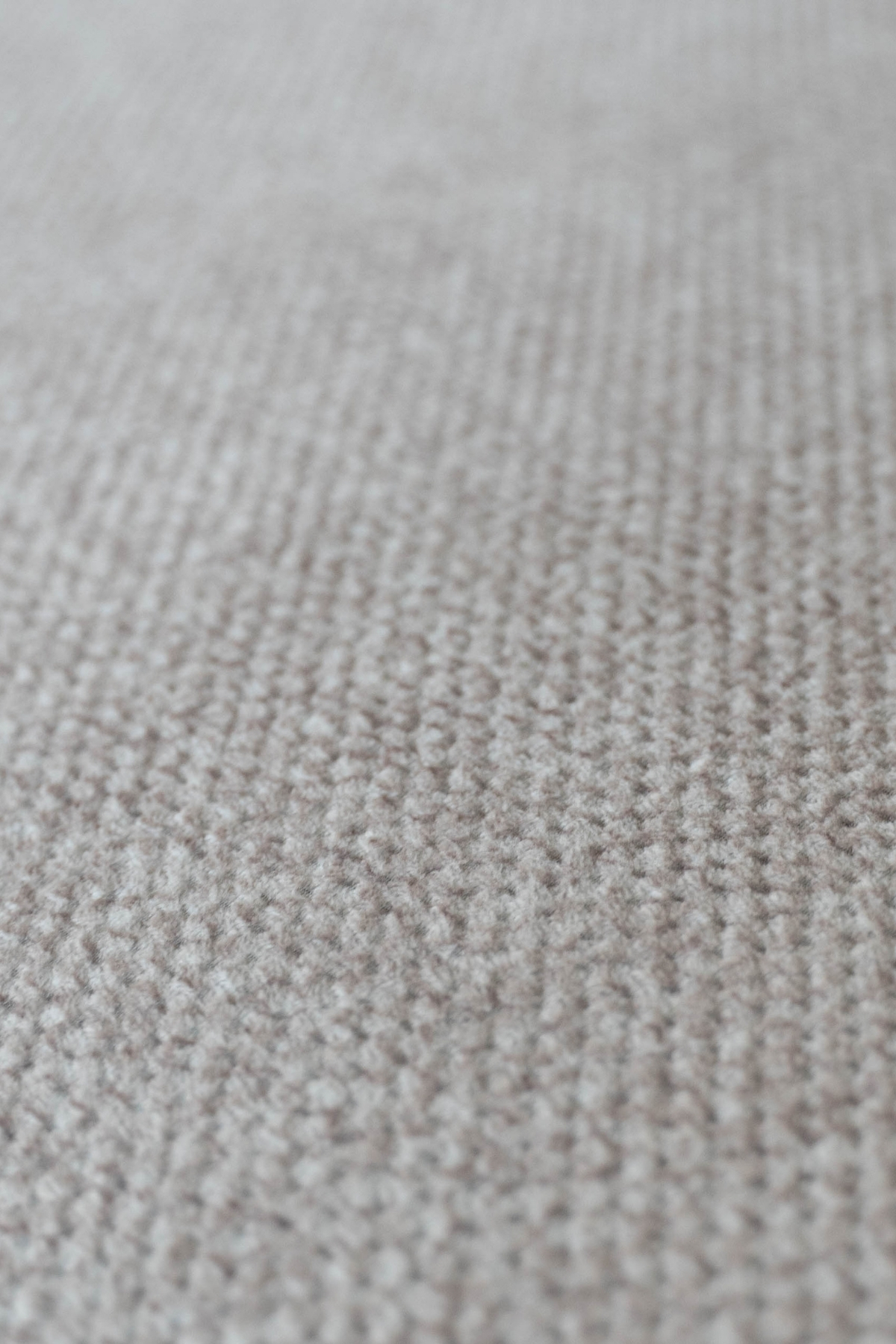 MONTECARLO MODULABLE (6) Canapé d'angle modulable en tissu chenille beige, composé de plusieurs modules avec coussins assortis"