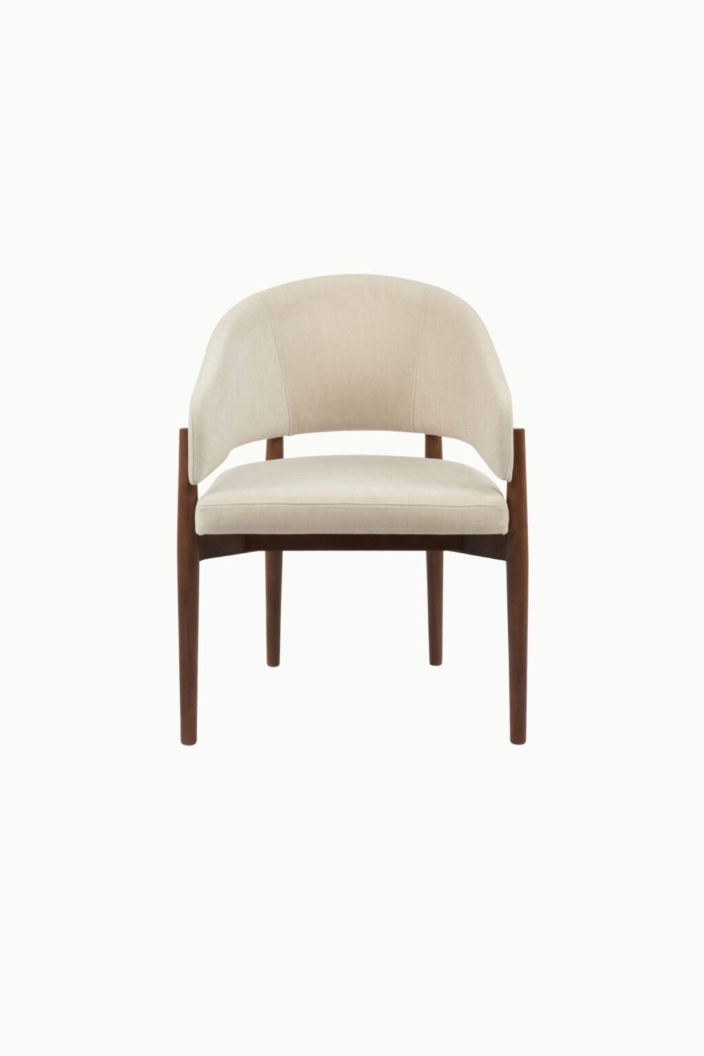 ROSA TISSU BEIGE PIEDS MARRON 1 ROSA TISSU BEIGE PIEDS MARRON 1