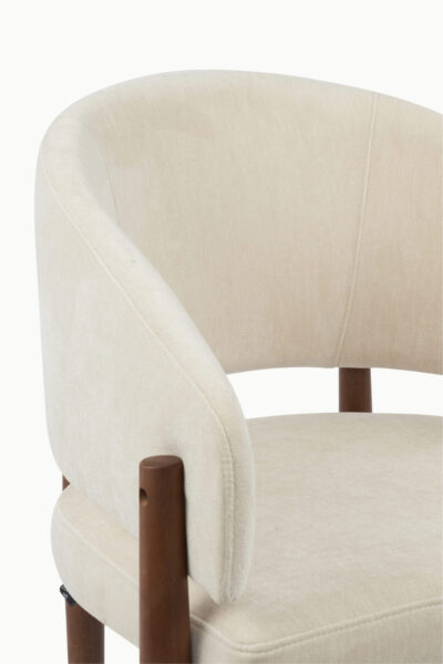 ROSA TISSU BEIGE PIEDS MARRON 6 1 ROSA TISSU BEIGE PIEDS MARRON 6 1