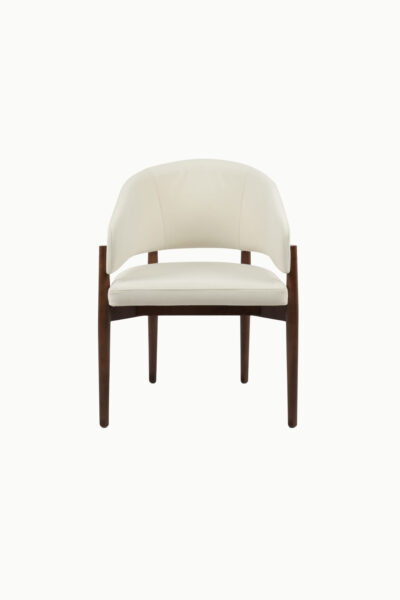 ROSA VELOURS BEIGE PIEDS MARRON 1