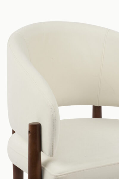 ROSA VELOURS BEIGE PIEDS MARRON 6 1