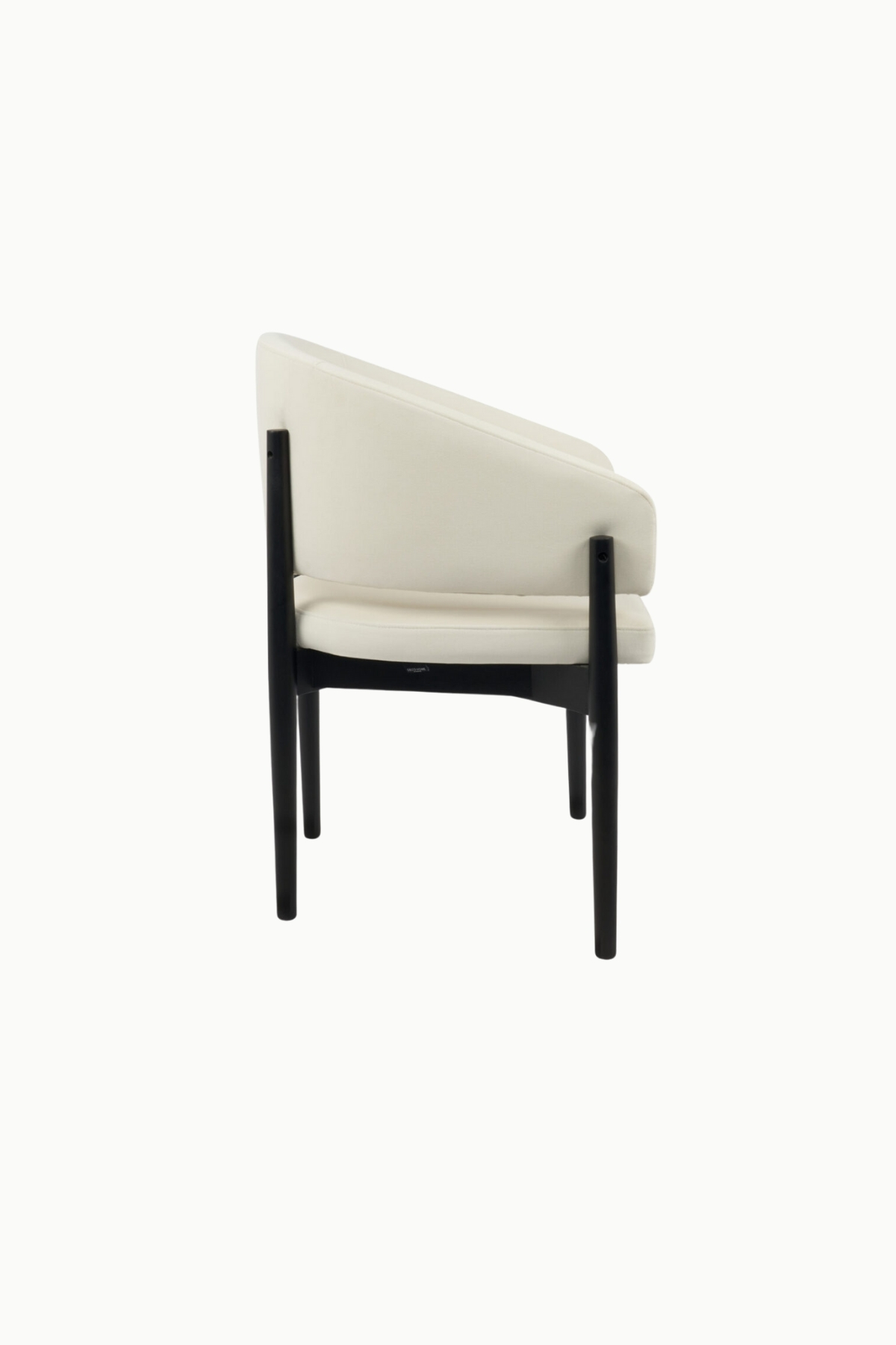 ROSA VELOURS BEIGE PIEDS NOIR 3 1