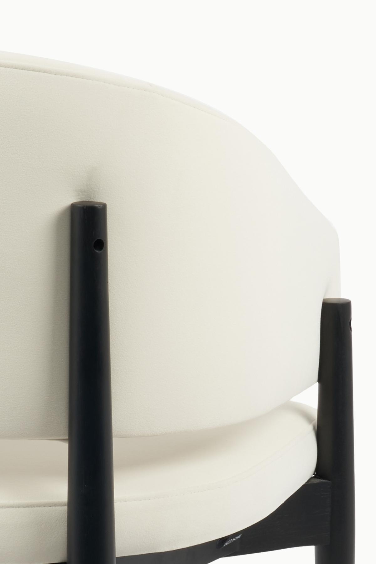 ROSA VELOURS BEIGE PIEDS NOIR 6 1