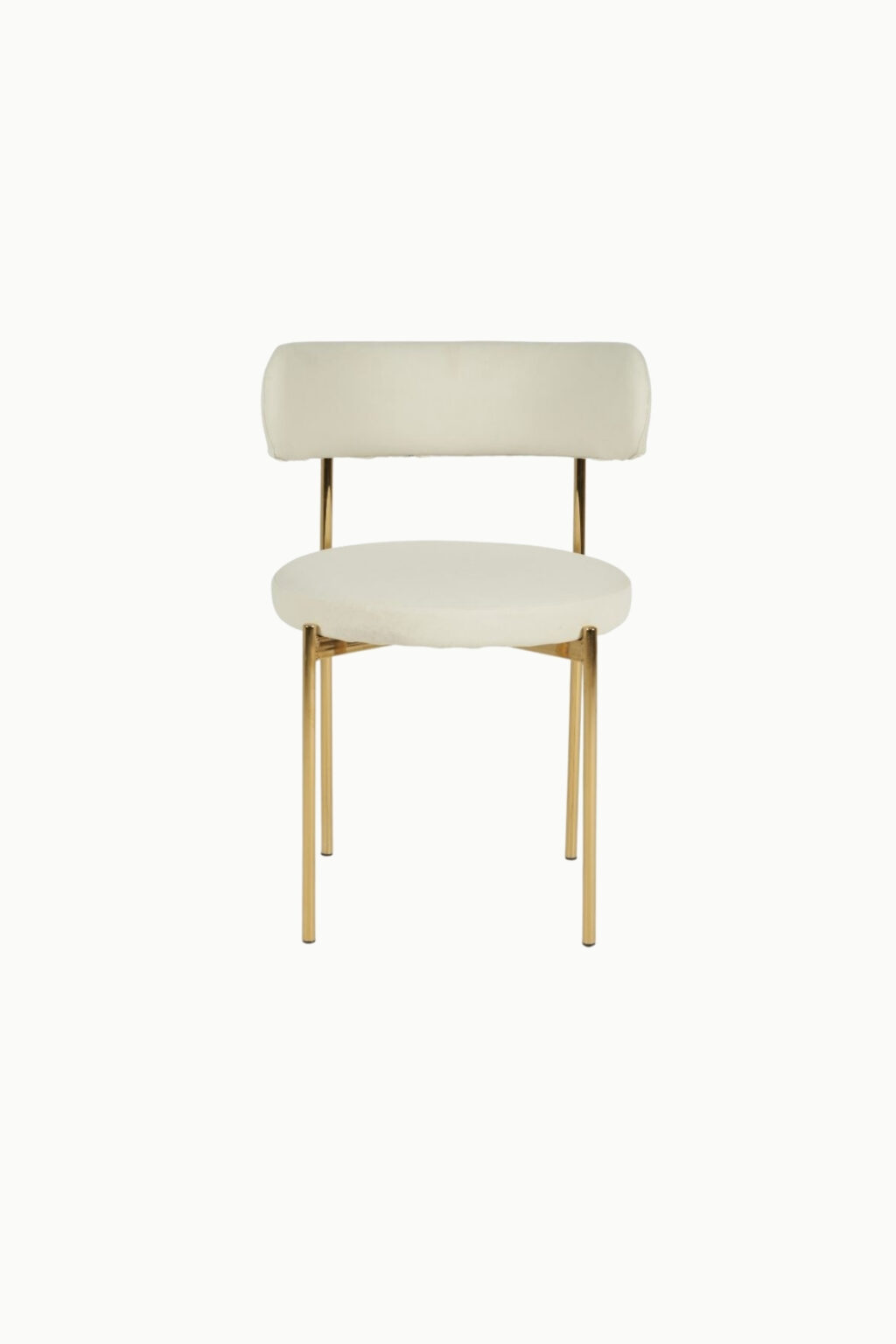 SOHO VELOURS BEIGE PIEDS DORES 1