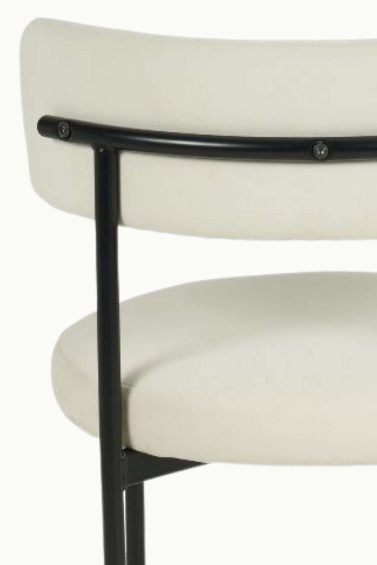 SOHO VELOURS BEIGE PIEDS NOIRS 8 1