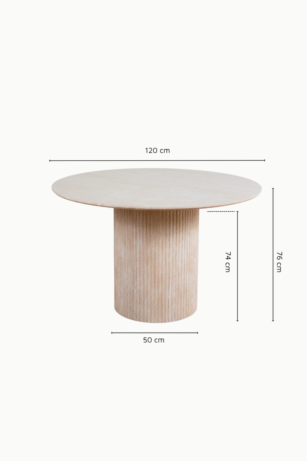 TABLE A MANGER PILLARD RONDE 7