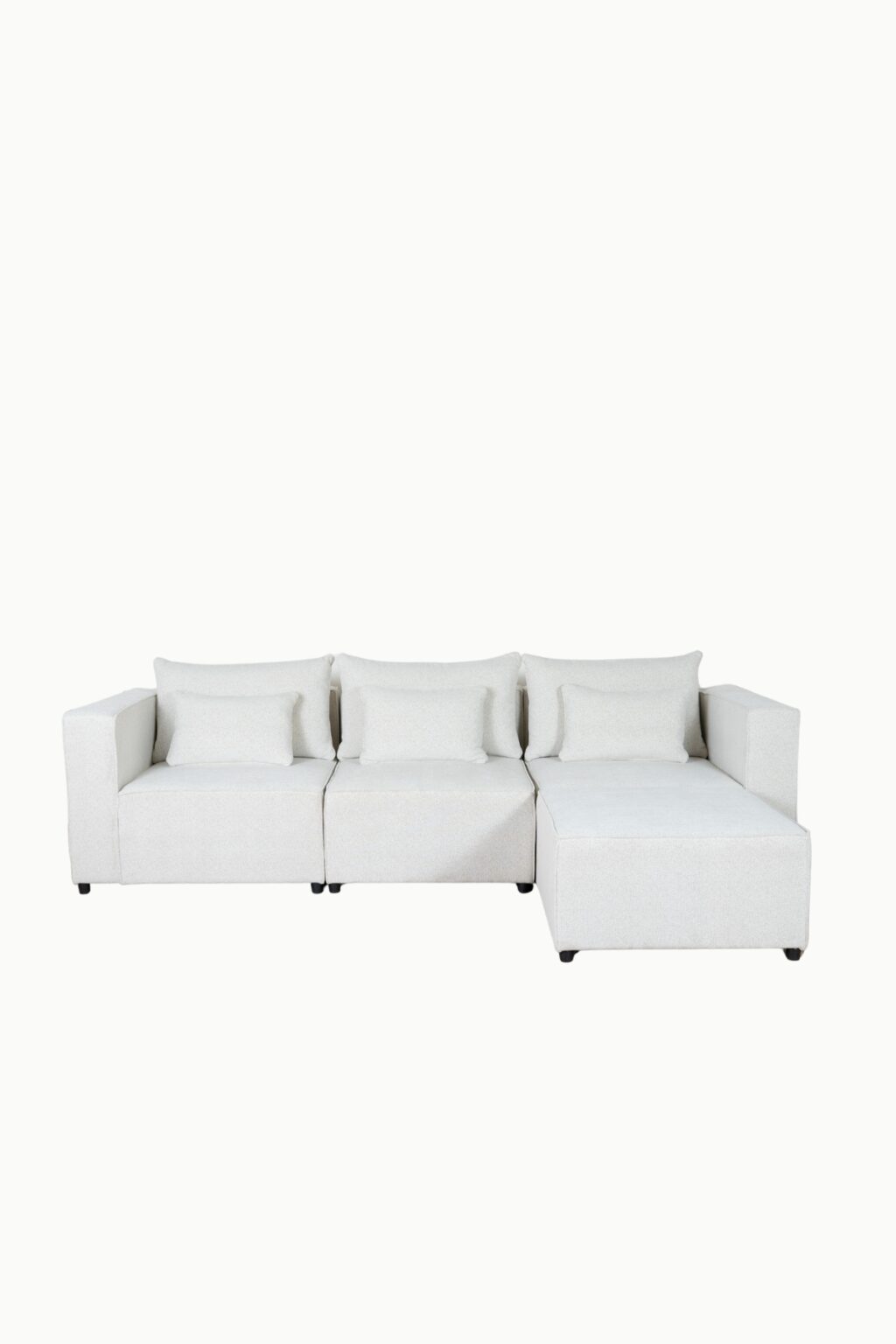 canape modulable monte carlo tissus chenille ecru 7