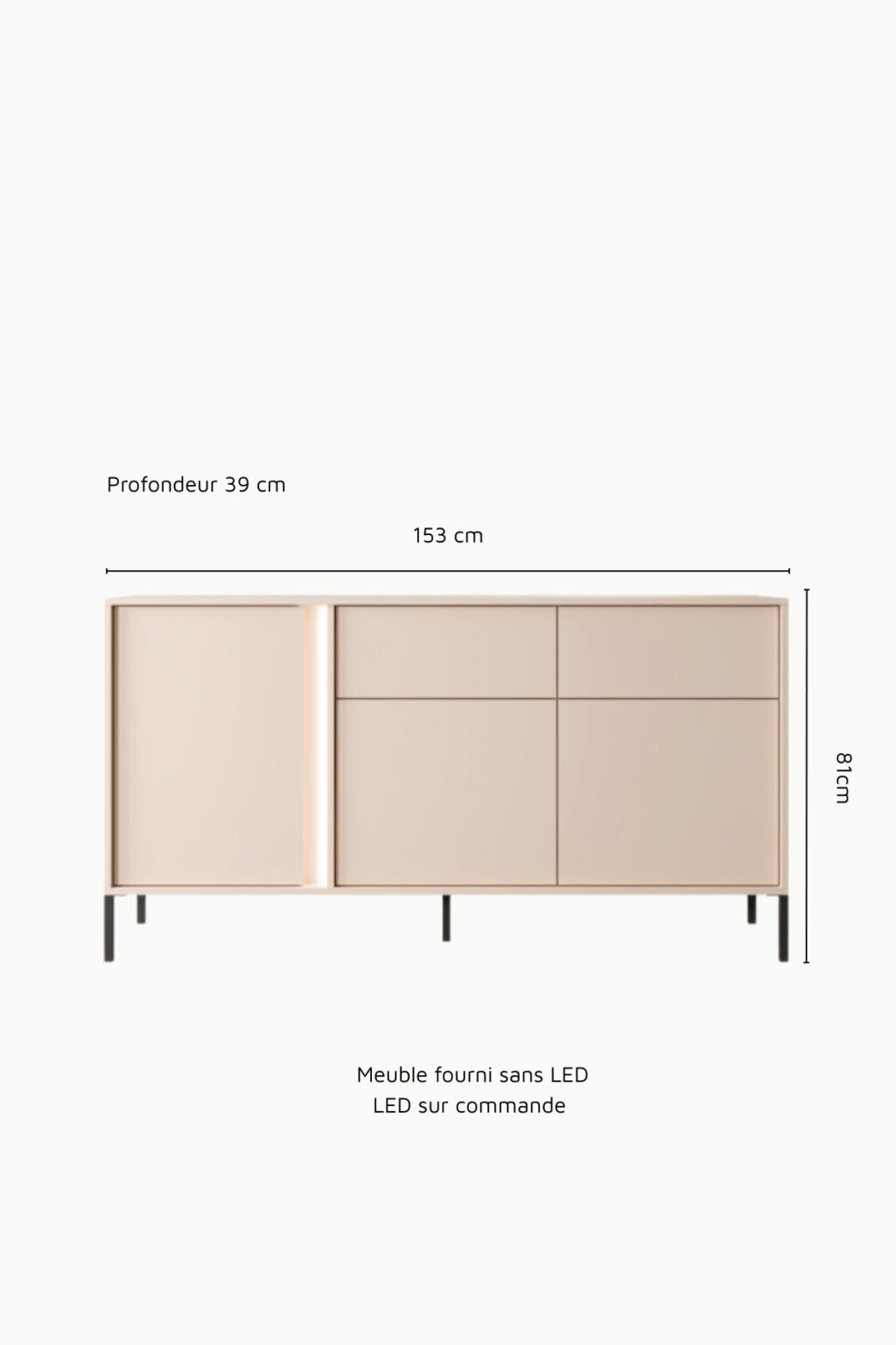 COMMODE DARIUS 153CM 7