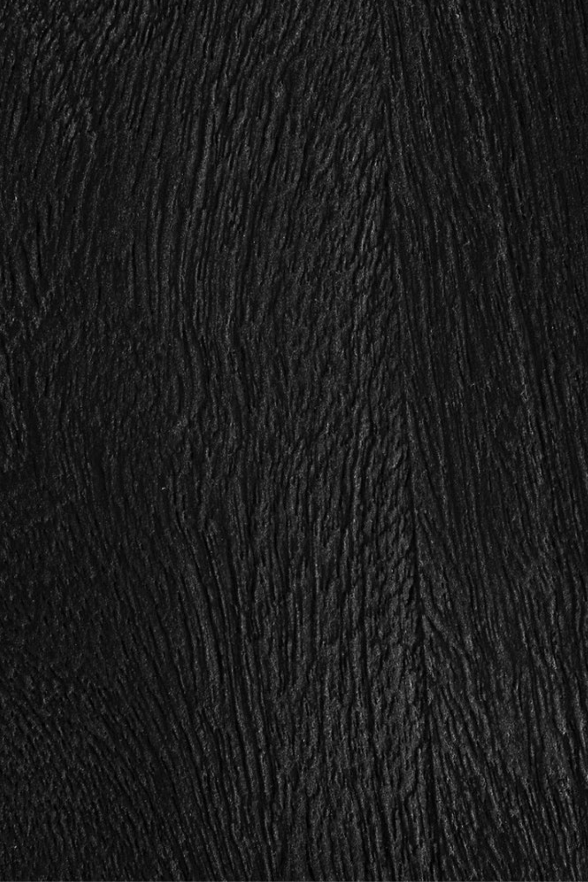 Console Emilia en bois d’acacia noir, design moderne avec plateau ovale et pieds en forme d'arche